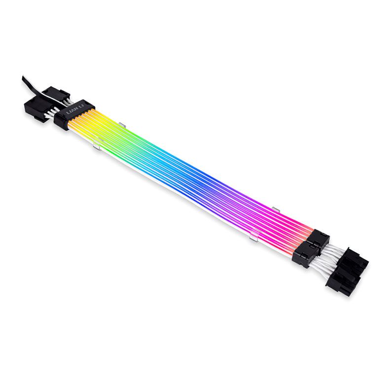 Cabo Sleeved Lian Li Strimer Plus V2 8 Pin, ARGB, 300mm, PW8-PV2