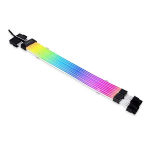 Cabo Sleeved Lian Li Strimer Plus V2 8 Pin, ARGB, 300mm, PW8-PV2