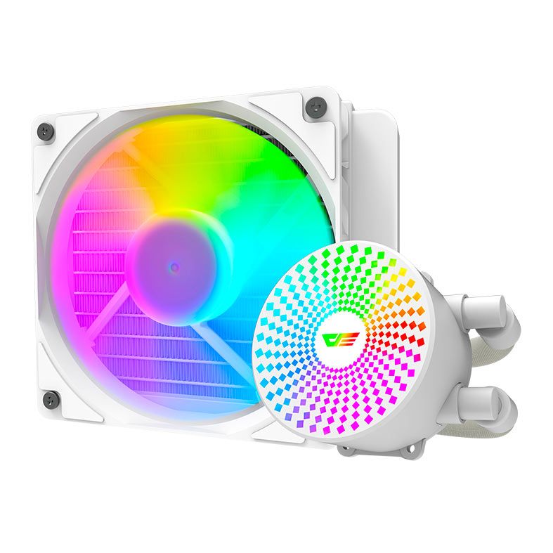 Water Cooler Aigo Darkflash Radiant DC120, 120mm, Branco