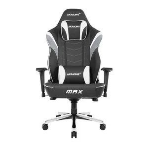 Cadeira Gamer AKRacing Max, Preta e Branca, 12837-1