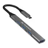 HUB Fotrek DC41, Tipo-C, 4 Portas, Cinza, 85970