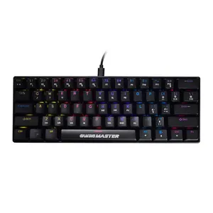 Teclado Mecanico K-Mex Spectra Fury KBL88, Rainbow, ABNT2, Switch Azul, Preto, KBL888U0001CB0X