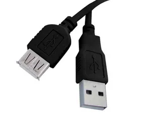 Cabo extensor MYMAX USB 2.0 1,5 metros, WMCC-MF20BK-1.5M