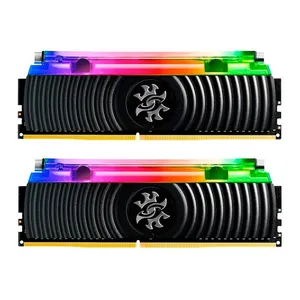 Memória Adata XPG Spectrix D80 RGB 16GB (2x8GB) DDR4 3200Mhz Preto, AX4U320038G16A-DB80
