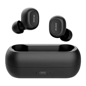 Fone de Ouvido Full Wireless QCY T1C Intra-auricular Preto, QCY-T1-BK