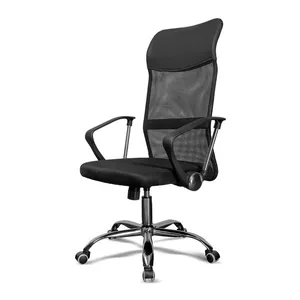 Cadeira Office Alinunu, Espuma Laminada, Preto, ALN-OFC-HJ608H