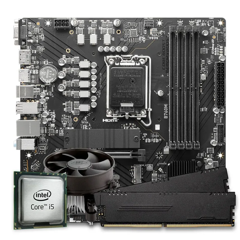 Pichau Kit upgrade, Intel i5-12400F, B760M DDR5 8GB DDR5, Cooler