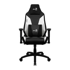 Cadeira Gamer Aerocool Admiral Azure White, Preto e Branco, 80533