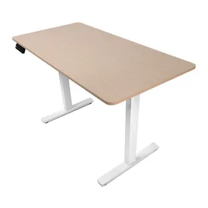 Mesa Office Zinnia Niva S, 120cm, Madeira, Completa + Estrutura Regulável, ZNO-NIVASMD03-TE