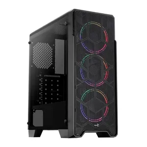 Gabinete AeroCool ORE Vidro Temp Preto, ORE-SATURN-FRGB-G-BK-v1