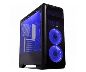 Gabinete Mymax Gamer Tornado Preto Com LED Azul, MCA-FC-T07A/BK