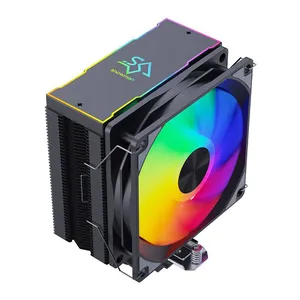 Cooler Para Processador Snowman MT5 V3, ARGB, 120mm, Preto, MT5-V3-BK-ARGB