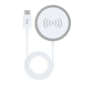 Carregador Wireless ELG Safemag, 15W, Branco, WQ2WH
