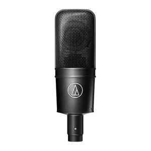 Microfone Audio Technica Condensador Cardioide Com Captacao Lateral XLR Preto, AT4033A