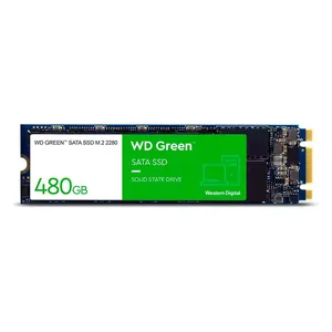 SSD WD Green, 480GB, M.2 2280, SATA III 6GB/s, Leitura de 545 MB/s, Gravacao de 465 MB/s, WDS480G3G0B