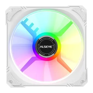 Ventoinha Alseye TF120, Rainbow, 120mm, Branco, TF120-WHITE