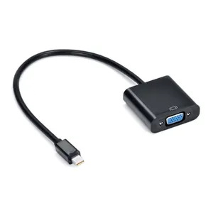 Adaptador Mini Displayport Para VGA F3, Preto, JC-CB-MVGA