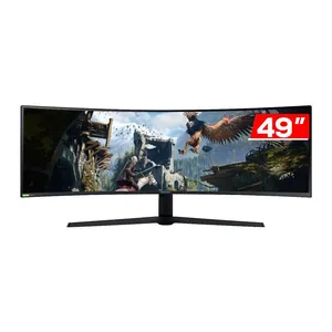 Monitor Gamer Samsung Odyssey G9, 49, VA, Curvo, DQHD, 1ms, 240Hz, G-Sync, Freesync Premium PRO, DP/HDMI, LC49G95TSSLXZD