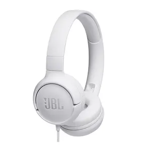 Fone de Ouvido JBL Tune 500 Pure Bass Branco, JBLT500WHT