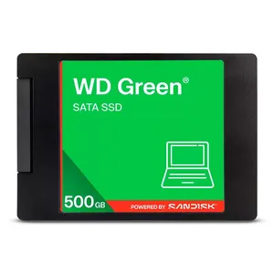 SSD WD Green, 500GB, 2.5, Sata III 6GB/s, Leitura 545MB/s, Gravacao 505MB/s, WDS500G5G0A