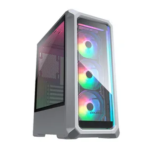 Gabinete Gamer Cougar Archon 2 RGB, Mid-Tower, Lateral de Vidro, Com 3 Fans, Branco, 385CC50.0004