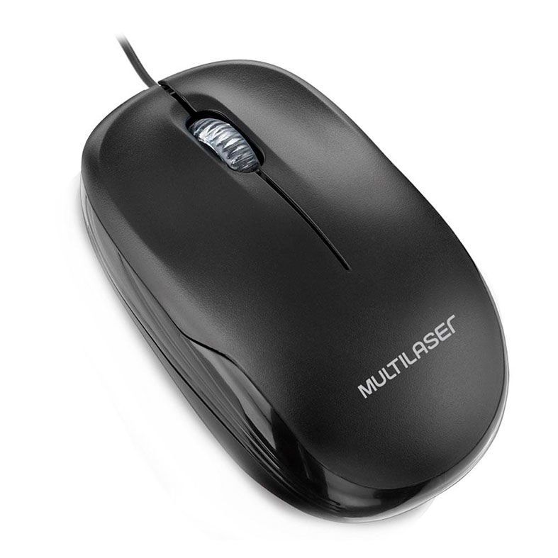 Mouse Multilaser 1200DPI Preto, MO255
