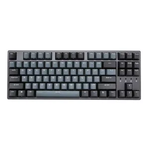Teclado Mecanico Durgod Taurus K320 Cinza Switch Cherry Azul, BDGTC0001AZL