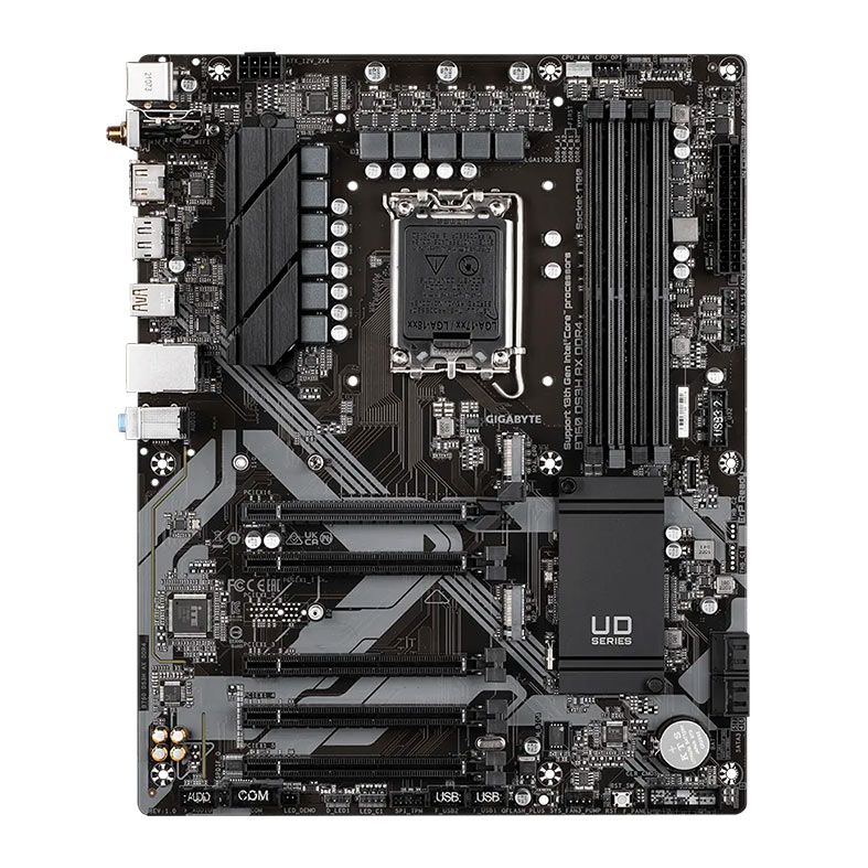 Placa Mae Gigabyte B760 DS3H AX, WiFi, DDR4, Socket LGA1700, ATX, Chipset Intel B760, B760-DS3H-AX-DDR4