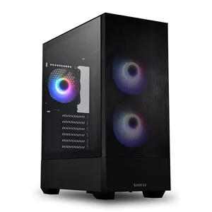 Gabinete Gamer Lian Li Lancool 205 Mesh, RGB, Mid Tower, Lateral de Vidro, Preto, LANCOOL 205 MESH