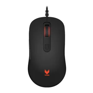 Mouse Gamer Rapoo V16, 6400DPI, 6 Botoes, Preto, RA022