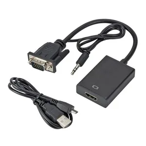 Adaptador Exbom VGA Para HDMI + Audio e Video, CC-VHA30