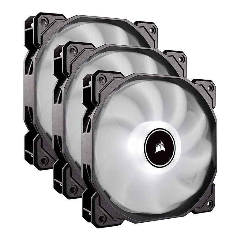 Kit Ventoinhas Corsair RS120, ARGB, 3x120mm, Branco, CO-9050185-WW