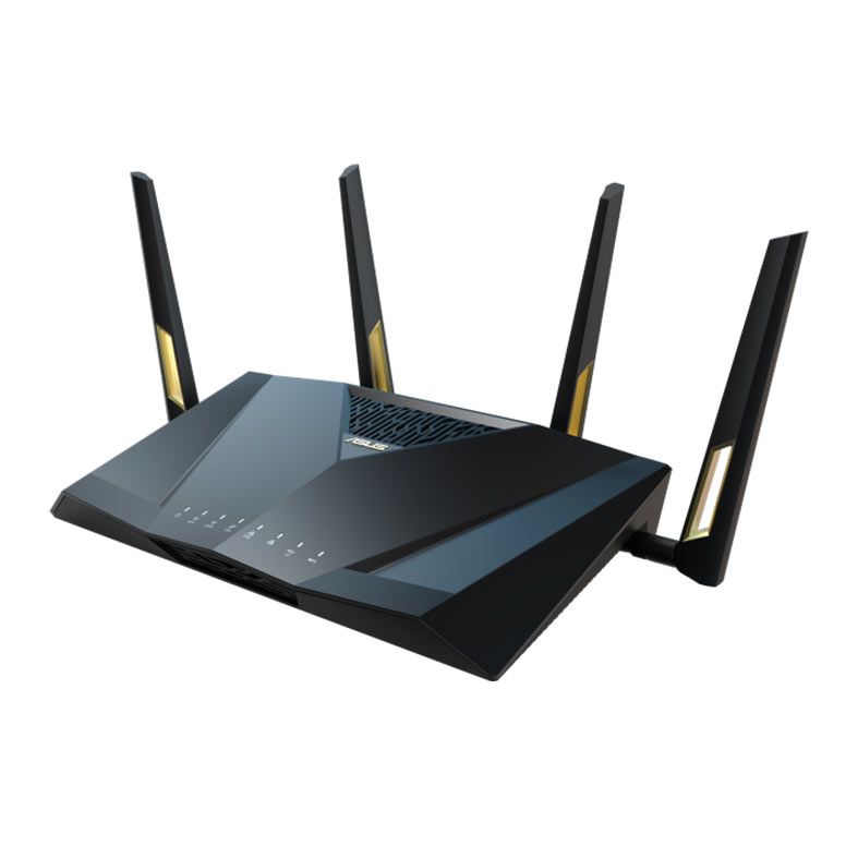 Roteador Gamer Asus RT-AX88U Pro, AX6000 Dual Band, Wi-Fi 6, 4 Antenas, Preto, RT-AX88U-PRO