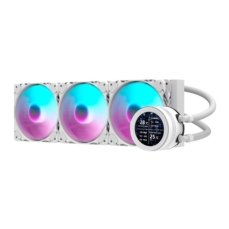 Water Cooler Aigo Darkflash DN360S, ARGB, 360mm, Branco, DN360S-WH