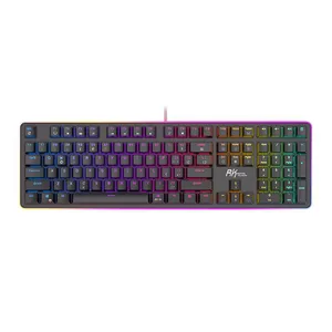 Teclado Mecanico Gamer Royal Kludge RK918, RGB, Switch Brown, Preto, RK918-BLAC-C