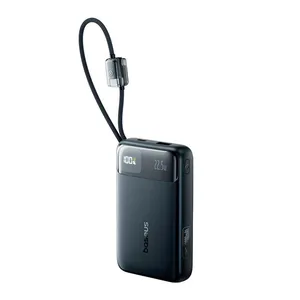 Carregador Portatil Baseus EnerFill FC11, 20000mAh, 22.5W, Com Display Digital, Cosmic Black, E0027S04