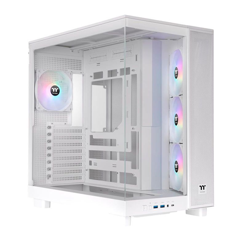 Gabinete Gamer Thermaltake View 380 XL TG Snow