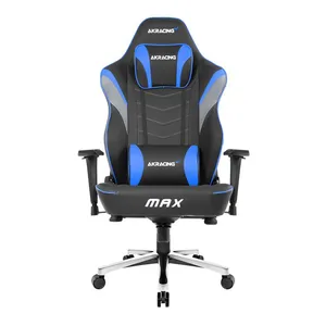 Cadeira Gamer AKRacing Max, Preta e Azul, 12834-8