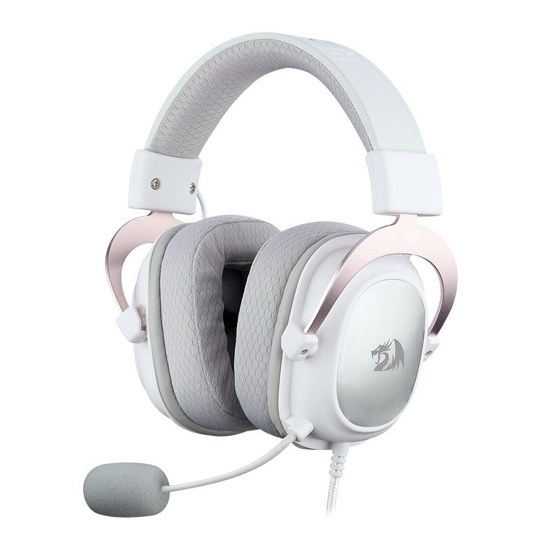 Headset Gamer Redragon Hero, Drivers 53mm, Branco, H530-W