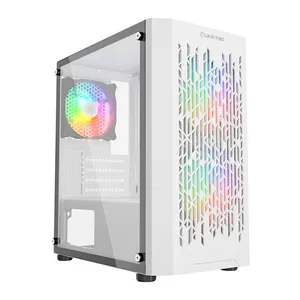 Gabinete Gamer Liketec Snow Revolution, RGB, Mid-Tower, Lateral De Vidro, Com 3 Fans, Branco, LC-MT-REVOLUTION-2052
