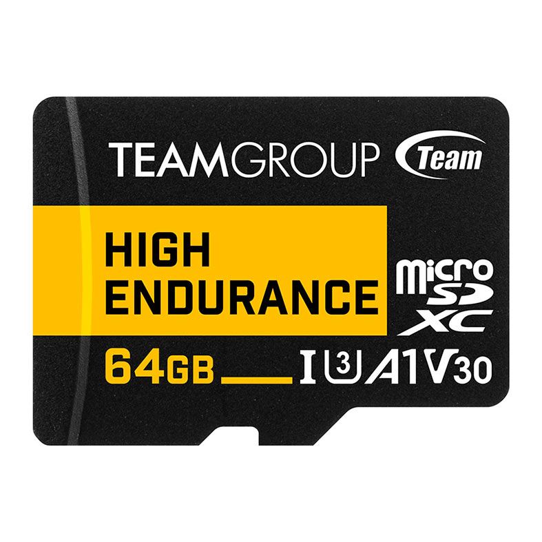 Cartao de Memoria Team group Endurance, 64GB, Micro SDXC, UHS-I, V30, THUSDX64GIV3002