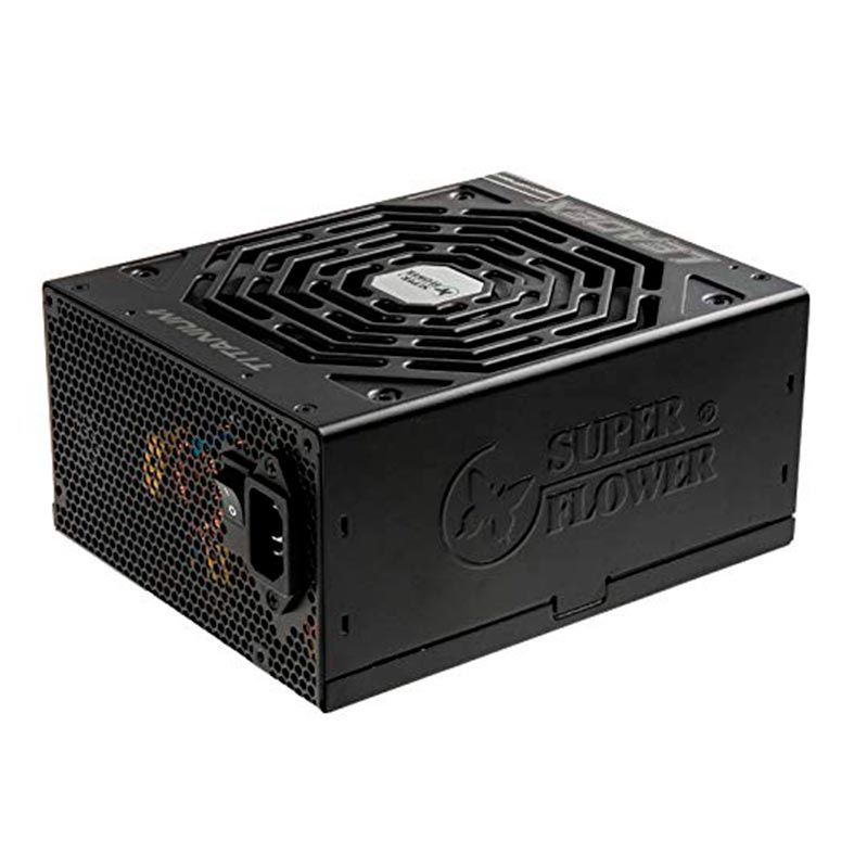 Fonte Gamer Super Flower 750W Leadex Efficiency Titanium 80 Plus, SF-750F14HT