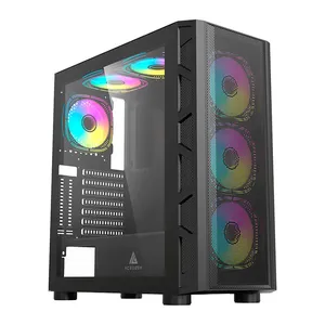 Gabinete Gamer Acegeek Warrior A380 Mesh, Full-Tower, Lateral de Vidro, Preto, AG-WARRIORA380MESH-BK