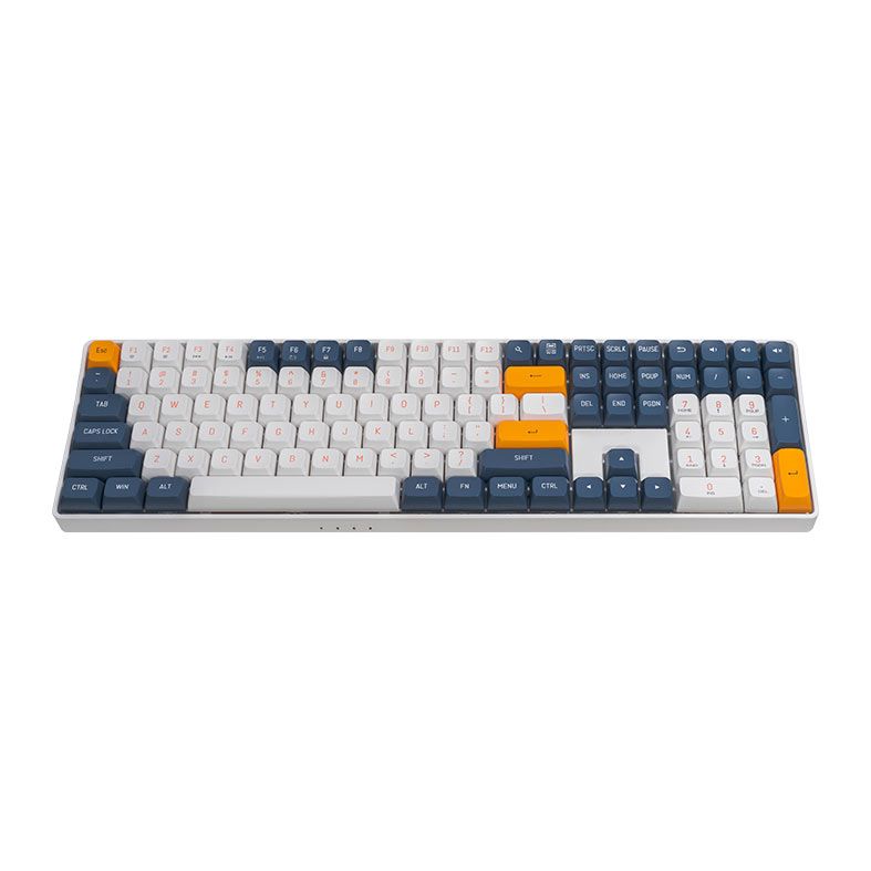 Teclado Mecanico Aigo GD108 Starry Blue, Wireless, Switch Amarelo