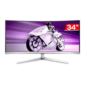 Monitor Gamer Philips Evnia, 34 Pol, Mini Led, QHD, Curvo, 2.5ms, 165Hz, HDMI/DP, 34M2C7600MV