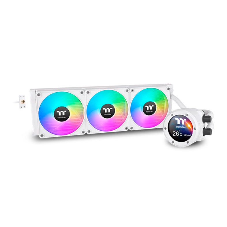 Water Cooler Thermaltake TH360 V2 Ultra EX ARGB Sync, 360mm, Snow Edition, CL-W426-PL12SW-A