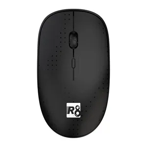 Mouse R8 M1703, Wireless, 1600DPI, 4 Botoes, Preto, R8-M1703-BK