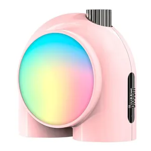 Luminaria Divoom Planet-9, RGB, Bluetooth, Rosa, PLANET-9-PINK