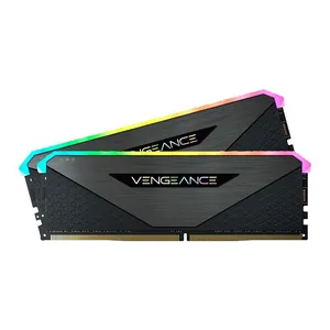 Memoria Corsair Vengeance RGB RT, 64GB (2x32GB), DDR4, 3600MHz, C18, Preta, CMN64GX4M2Z3600C18