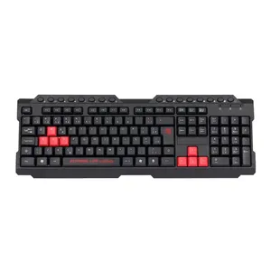 Teclado Gamer ELG DRAGON WAR, ABNT2, Preto e Vermelho, TGDW2